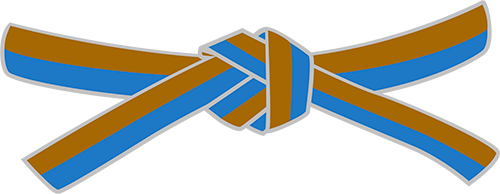 Brown-blue Belt